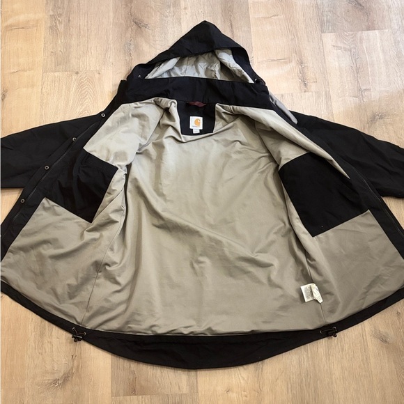 Carhartt Rockford Rain Defender Jacket | Black (Youth XL fits Adult XS/S) - Picture 14 of 15